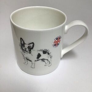 Roy Kirkham Frenchie Dog England Bone China Coffee Mug 2012 French Bulldog NEW